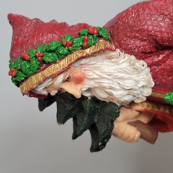 Musical Wind UP Santa Statue Figurine Home Decor Christmas - Picture 6 of 10